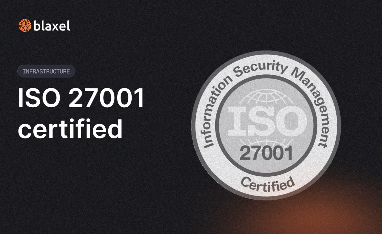 Blaxel ISO announcement